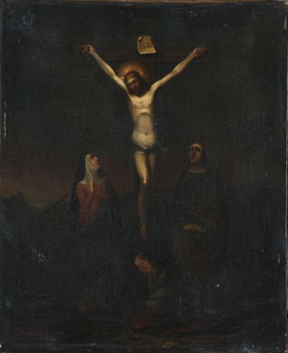 Eugène Gabriel ANDRE (XIXème-XXème Siècles).
Christ...