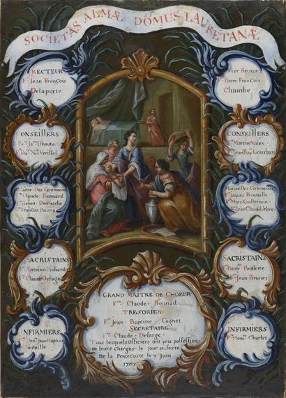 null FRENCH SCHOOL First Third of the 18th century 
Composition for the Confrérie...