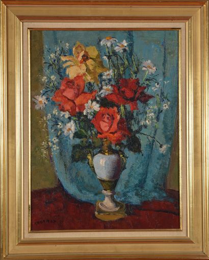 Louis CHARRAT (1903-1971).
Bouquet de fleurs...