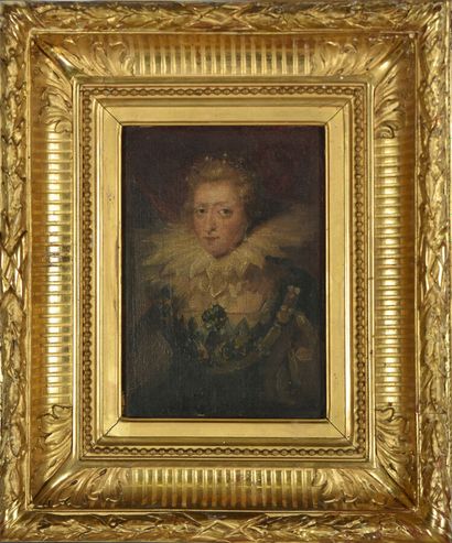 null RUBENS Pierre-Paul (After)
1577 - 1640
Portrait of Anne of Austria (1601 - 1666)...