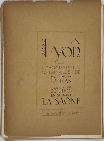 null Marius DEJEAN (20th century Lyon school)
Following the Saône
Rare portfolio...