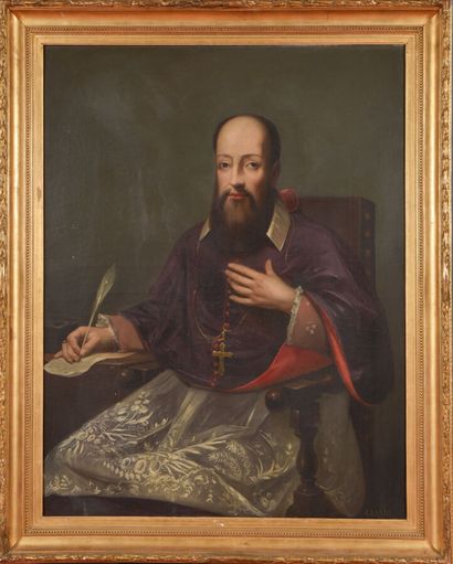 Edouard CABANE (1857-1942).
Portrait of Saint-François...