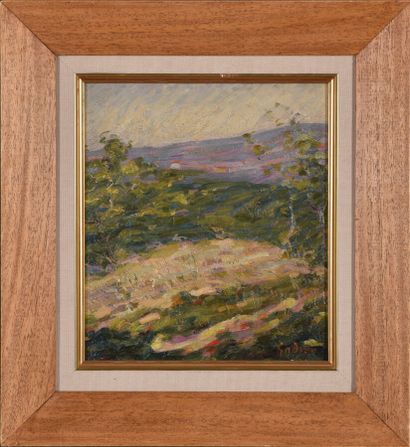 Adrien GODIEN (1873-1949).
Landscape.
Oil...