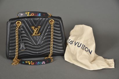 LOUIS VUITTON. New Wave bag in black quilted...