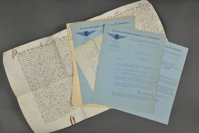 NORD. 9 documents.
- Grand parchemin, 54...