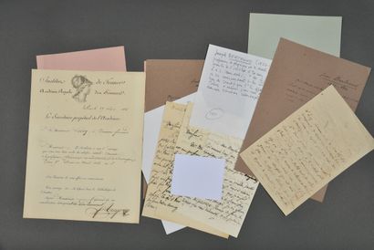 [Henri LECOQ]. 7 lettres adressées à Lecoq.
François...