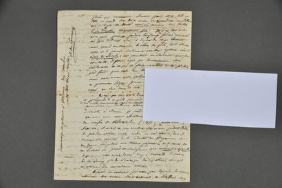 null Arcisse de CAUMONT (1801-1873), géologue et archéologue normand.
Lettre autographe...