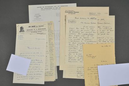 null [CHAUVES-SOURIS]. Correspondance de 22 lettres adressées à Norbert CASTERET...