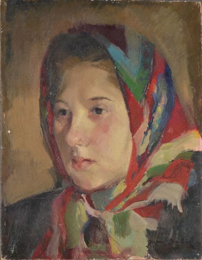 Jean DULAC (1902-1968).
Portrait de jeune...