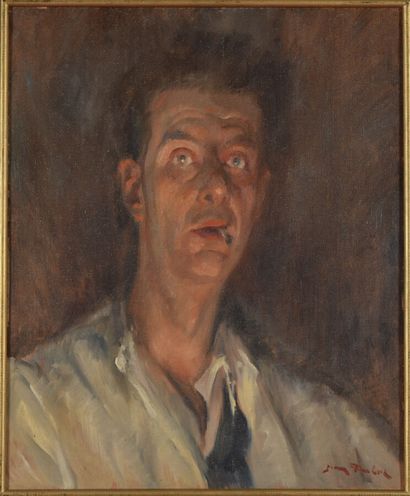 Jean DULAC (1902-1968).
Premier autoportrait,...
