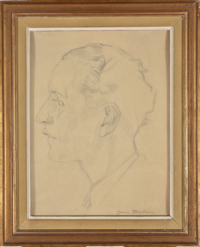 Jean DULAC (1902-1968).
Portrait de Charles...