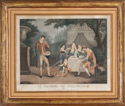 null Jean THOUVENIN (1765-c.1828)
Le triomphe de Polichinelle et le triomphe de la...