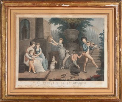 null Jean THOUVENIN (1765-c.1828)
Le triomphe de Polichinelle et le triomphe de la...