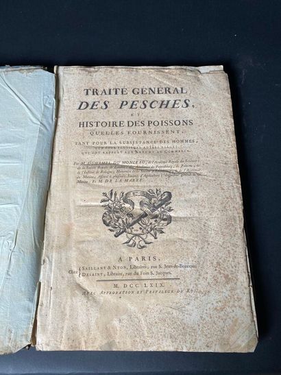 null Henri-Louis DUHAMEL du MONCEAU. Traité Général des Pesches et Histoire des Poissons....