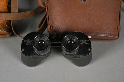 null Paire de jumelles binoculaire M3 6x30 marquée "NASH-KELVINATOR CORP. 1943 HMR"...