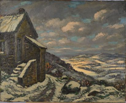Louis CHARLOT (1878-1951).
Matin d'hiver...