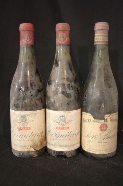 null 1 B HERMITAGE Rouge (3,5; e.t.h.) Delas 1966

1 B HERMITAGE Rouge (3; e.t.h.)...