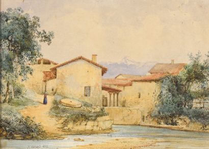 Jean Achard (1807-1884) Jean Achard (1807-1884)

Ferme devant la rivière, 1832

Aquarelle...