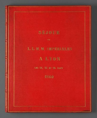 null Séjour

de LL. M.M. Impériales à Lyon, les 24, 25 et 26 août 1860.

(Album Impérial...