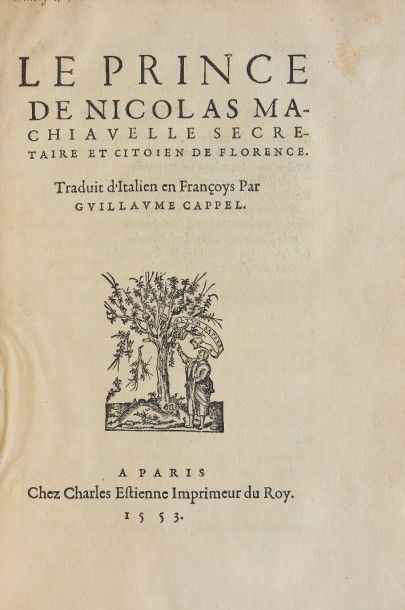 null [Machiavel] :

Le Prince de Nicolas Machiavelle secrétaire et citoien de Florence....