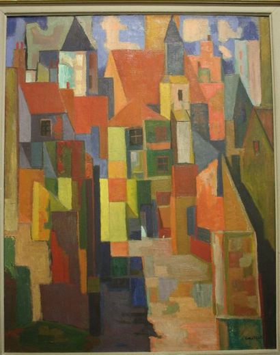 Henry Caillet (1897-1957) Henry Caillet (1897-1957)

Vue géométrique d'une ville

Huile...