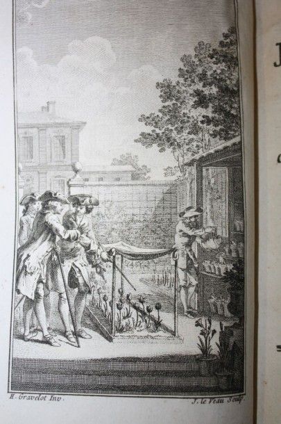 null L’Ecole du Jardinier fleuriste.Yverdon, 1767, in-12 basane marbrée.