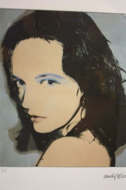 d'après Andy WARHOL (1928-1987) D'après Andy WARHOL (1928-1987)

Portrait de Tina...