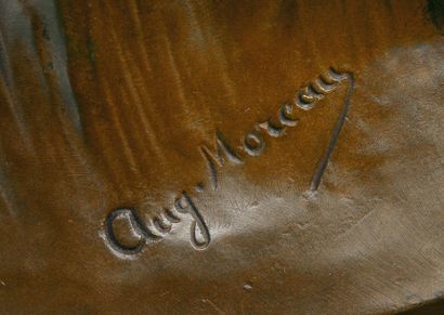 Auguste MOREAU (1834-1917) Auguste Moreau (1834-1917)

" La voie des flots "

Bronze,...