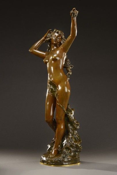 EDOUARD DROUOT (1859-1945) Édouard Drouot (1859-1945)

« Grand nu »

Bronze, patine...