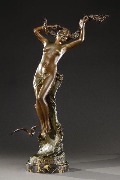 Maurice MAIGNAN (1872-1946) Maurice Maignan (1872-1946)

" La vague "

Bronze, patine...