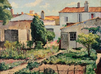 Gaston BALANDE (1880-1971) Gaston Balande (1880-1971)

" La maison du peintre à Lauzière...