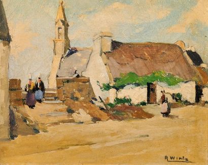 Raymond WINTZ (1884-1956) Raymond Wintz (1884-1956)

" Les bretonnes près de la chapelle...