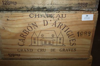 12 B CHÂTEAU CARBON D'ARTIGUES Rouge (Caisse...