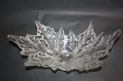 LALIQUE FRANCE Lalique France

Coupe en cristal en verre moulé pressé blanc et satiné...