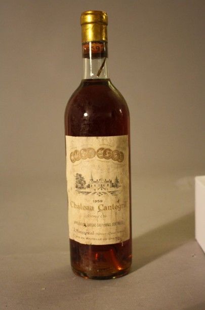 null 1 B CHÂTEAU CANTEGRIL (B.G; e.t.h-e.l.a; très belle) Sauternes 1959