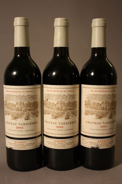 null 3 B BANDOL Rouge (e.l.a.) Château Vannières 2001