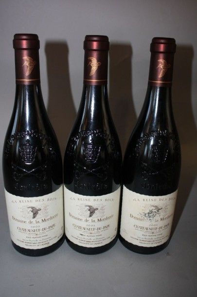 null 3 B CHATEAUNEUF DU PAPE REINE DES BOIS (1 e.l.s; 2 e.l.a.) Domaine de la Mordorée...