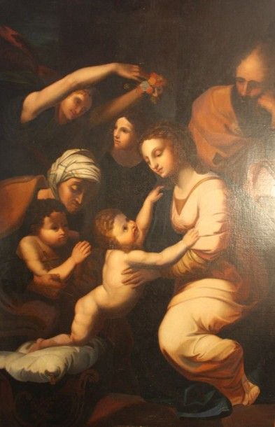 RAPHAEL Sanzio (d'après) RAPHAEL Sanzio (d'après)

1483 - 1520

La Sainte Famille...