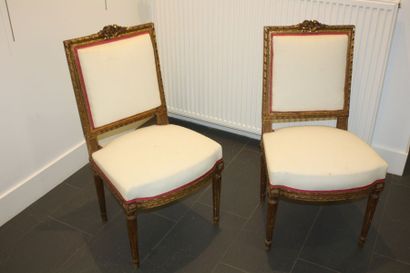 null Paire de chaises style Louis XVI