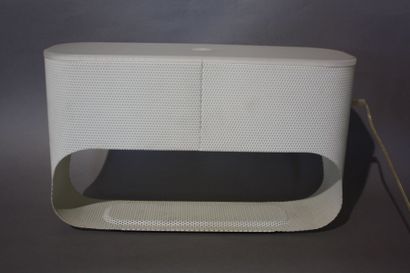 FOSCARINI Foscarini

Lampe de table "Bague" en métal laqué et plastique blanc. Design...