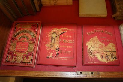 null Jules Verne, Voyages extraordinaires, ed. Hetzel ; Les projets de Mle Marcelle...
