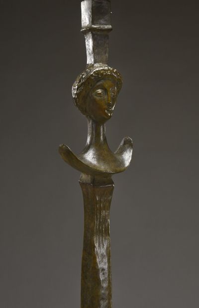 Alberto GIACOMETTI (1901-1966) Alberto Giacometti (1901-1966)
Lampadaire modèle "Figure"...