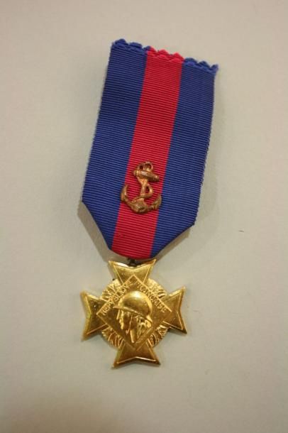 null France. Croix des services militaires volontaires de la Marine Nationale.