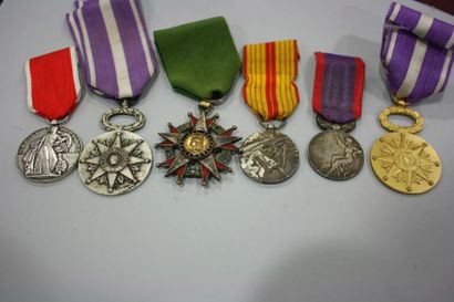 null France. Six médailles civiles non officielles.