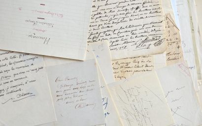 AISNE. 58 lettres et manuscrits. 
Paul Claudel....