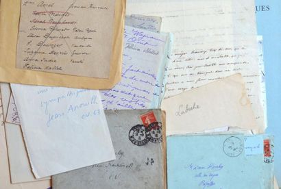 GIRONDE. 63 lettres et manuscrits. 
Jean...