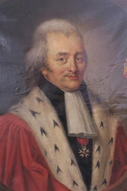 null Ecole française, J.P GALINOTTY
Portrait du magistrat : Claude Antoine Pupiller...