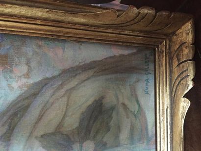 null Numa Gillet ?, La frileuse, huile sur toile datée 1933.

45x37 cm.

Présentée...