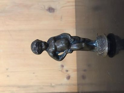 null Cachet de cire en bronze patiné représentant Manneken-pis, gravé VM.

Vers ...