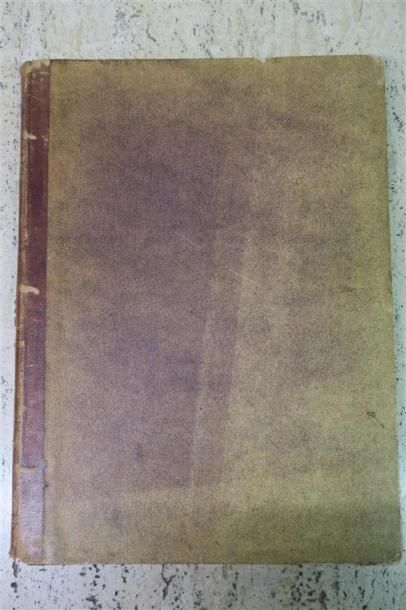 null L'ART MUSICAL, JOURNAL DE MUSIQUE. Un volume in-folio, ½ basane brune (coins...